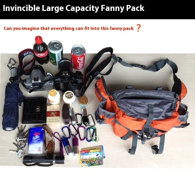 Outdoor Waist Pack | 5L Polyester Design | Hiking & Cycling