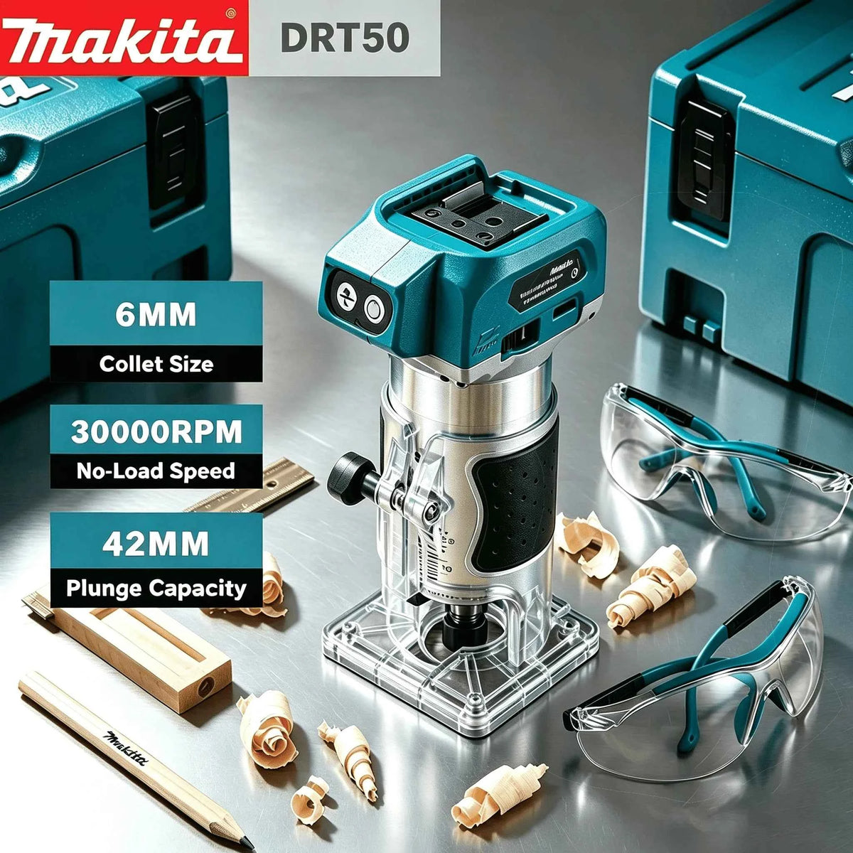 Makita DRT50 | 18V Brushless Cordless Trimmer | USB-C