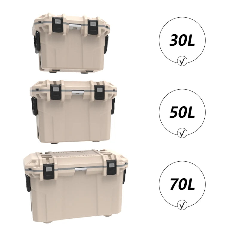Outdoor Insulated Cooler with Wheels | Nevera portátil con ruedas