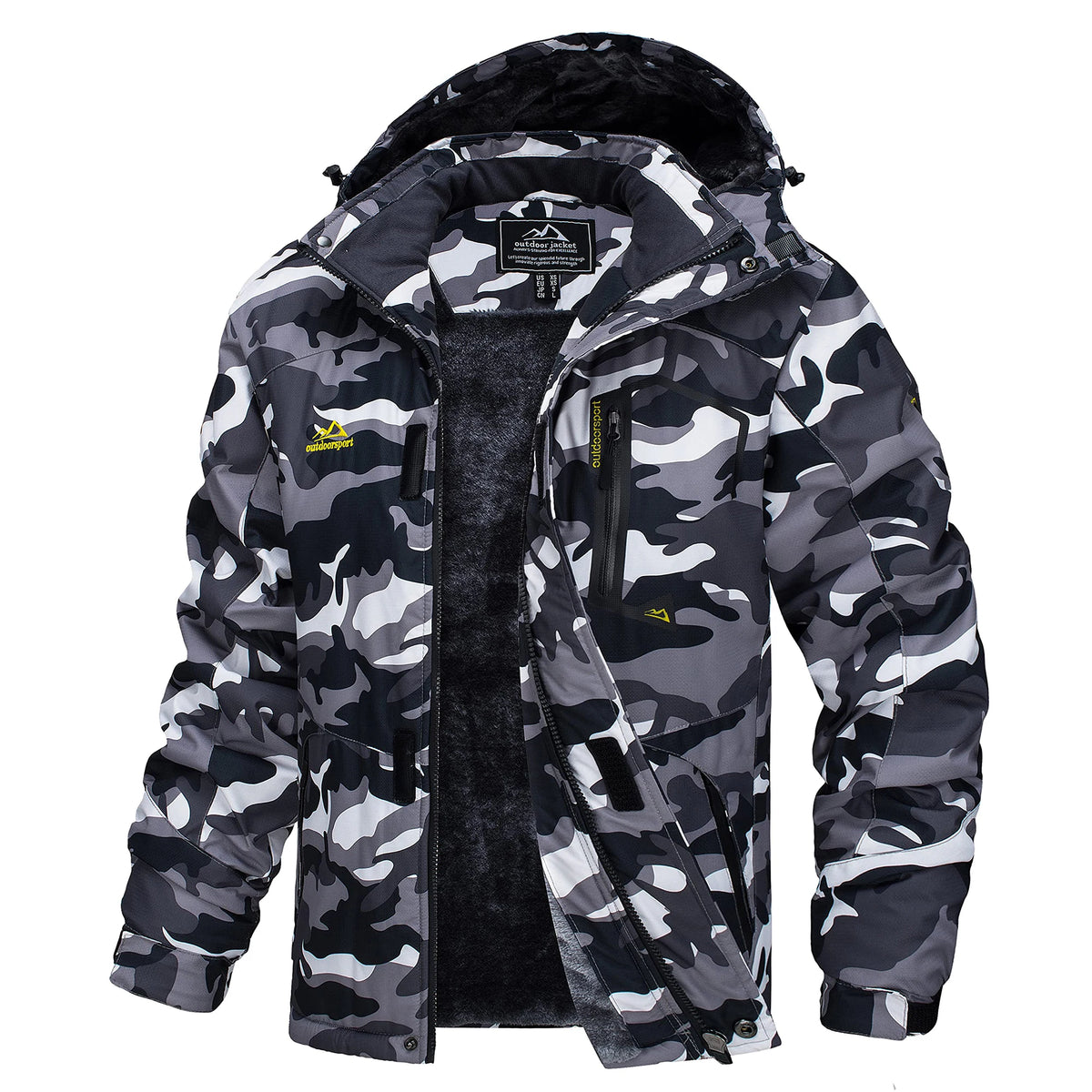 MAGCOMSEN Men's Winter Jacket | Fleece Lined | Ski & Hiking