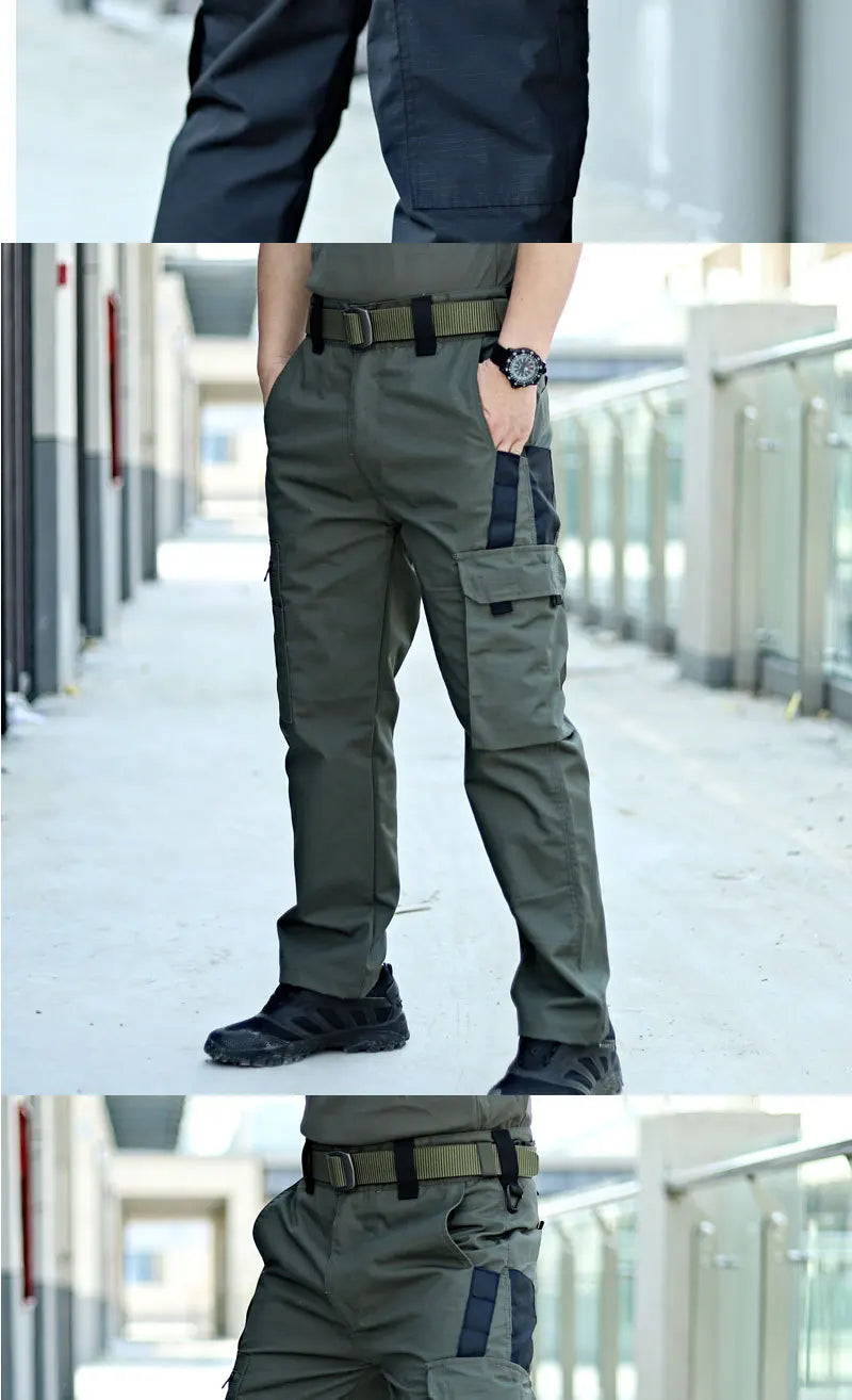 Men's Cargo Work Pants | Multi-Pocket Outdoor Style | Pantalón Cargo Hombre