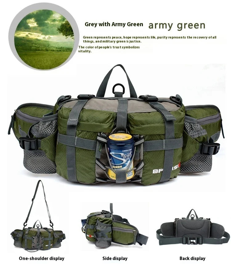 Outdoor Waist Pack | 5L Polyester Design | Hiking & Cycling
