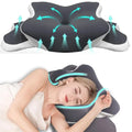 Contoured Memory Foam Neck Pillow | Side & Back Sleep | Almohada Cervical