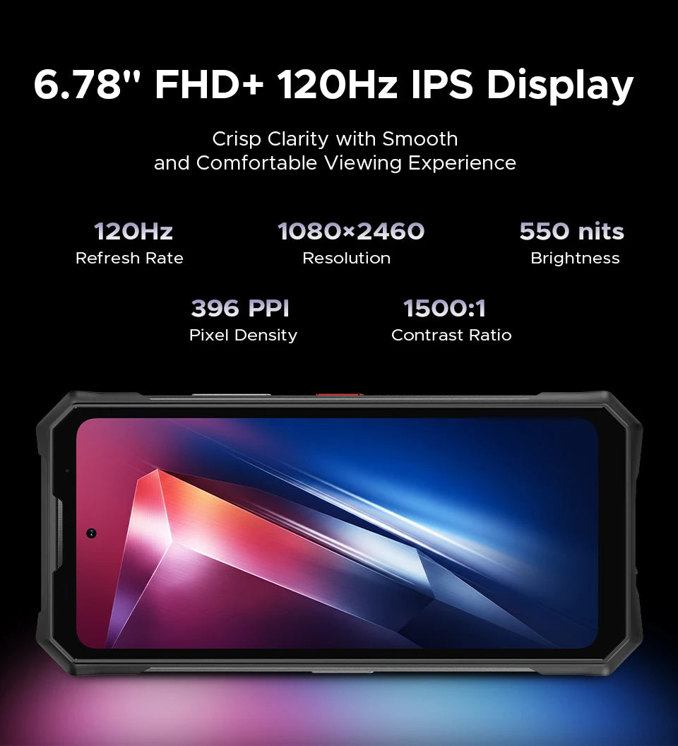 DOOGEE V50 Pro | Rugged Phone 5G | Dimensity 8300 | 200MP | 11000mAh | 1TB | Android 16 | NFC | IP68/IP69K