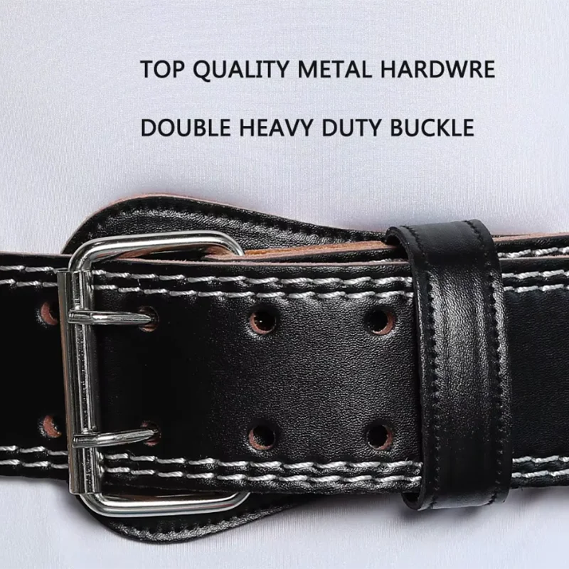 Weightlifting Belt PU & Cow Leather | Waist Support for Powerlifting & Strength Training