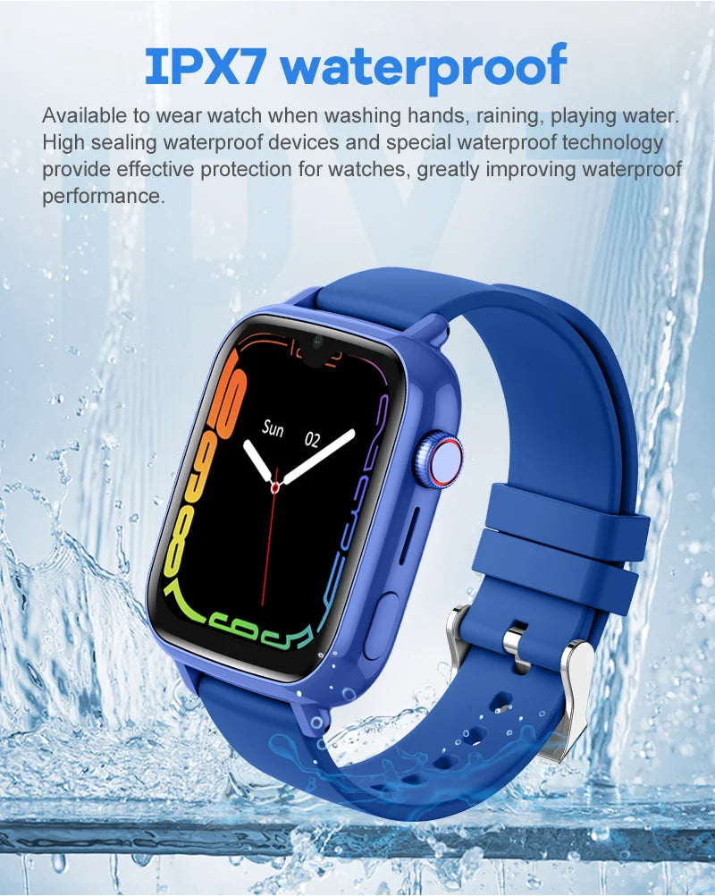 Smartwatch KGG Kids 4G GPS | 1.91" IPS | Video Call | SOS | WiFi | IPX7 | Android 8.1 | Reloj Inteligente KGG Niños 4G GPS | Videollamada | SOS | WiFi | IPX7