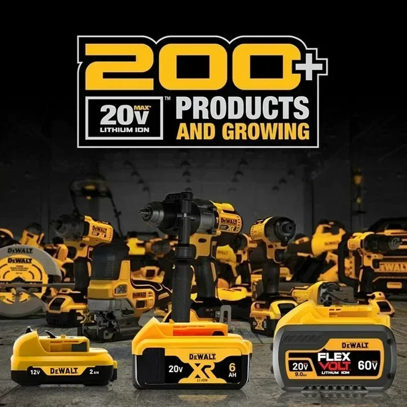 DEWALT-Compatible 20V 6.0Ah Li-Ion Battery | DCB184/181/182/200