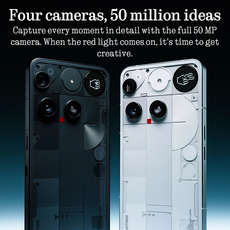 Nothing Phone (3) | 50MP Cameras & 120Hz AMOLED | 5G Android Smartphone