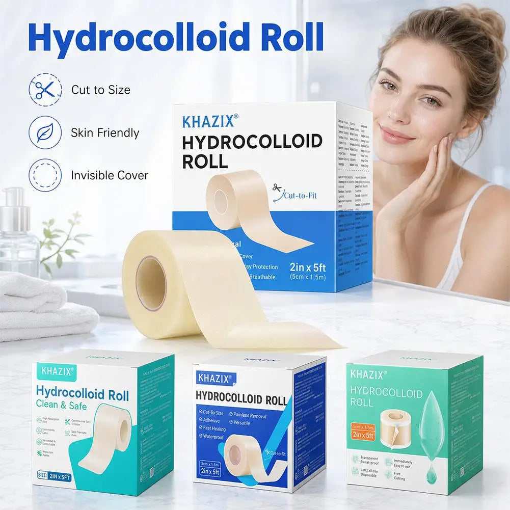 Hydrocolloid Acne Patch Roll | Cut-to-Size Blemish Cover | Rollo para Imperfecciones