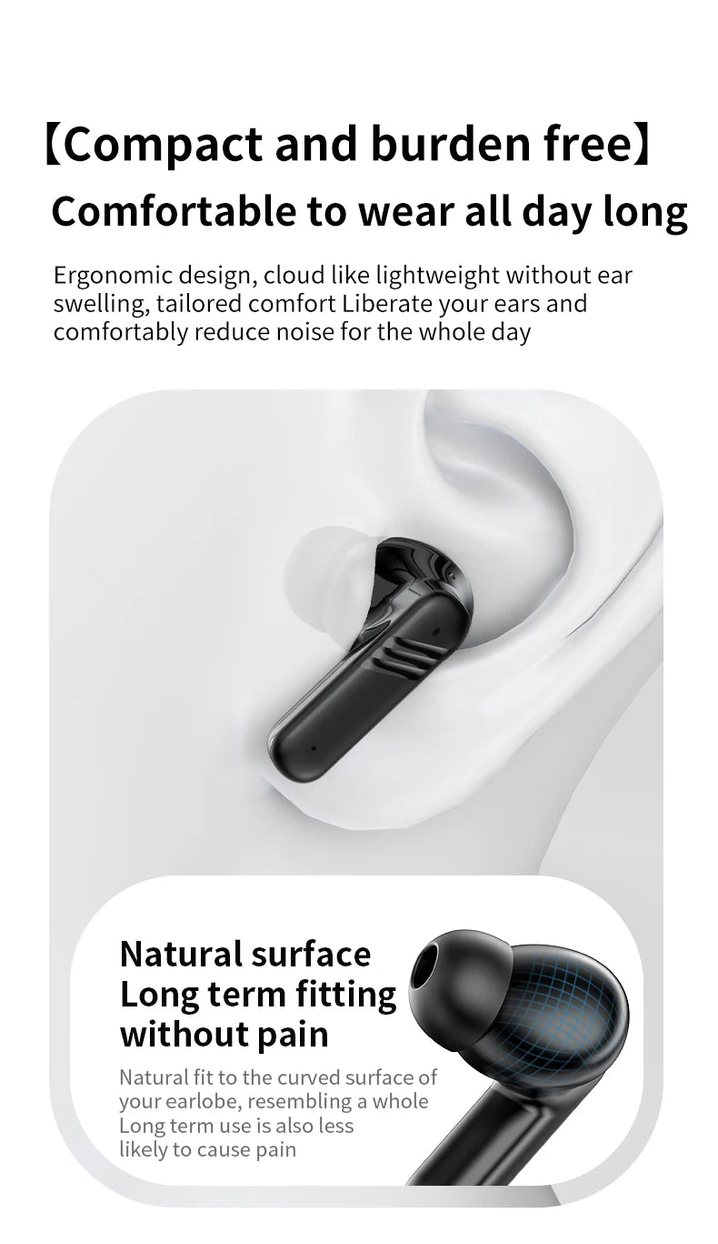 Traductor IA In-Ear | Bluetooth 5.4 | 134 Idiomas | Cancelación de Ruido | Tiempo Real | TWS | Myxon LX-10 / BY-09