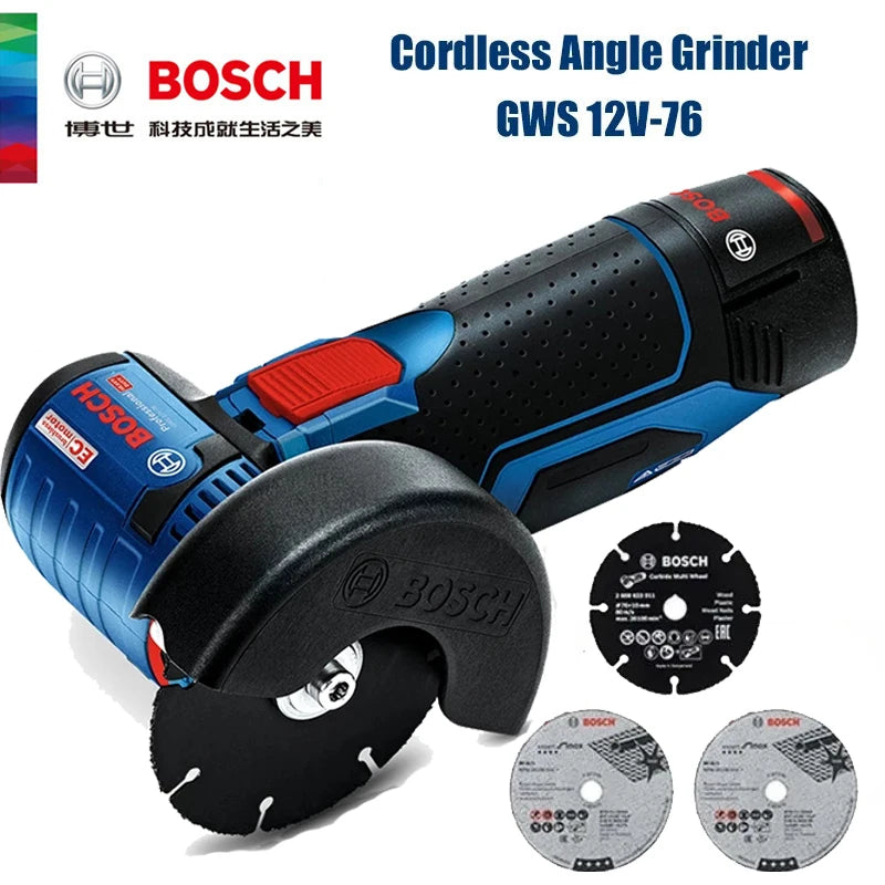Bosch GWS 12V-76 | 12V Brushless Cordless Angle Grinder | 76mm