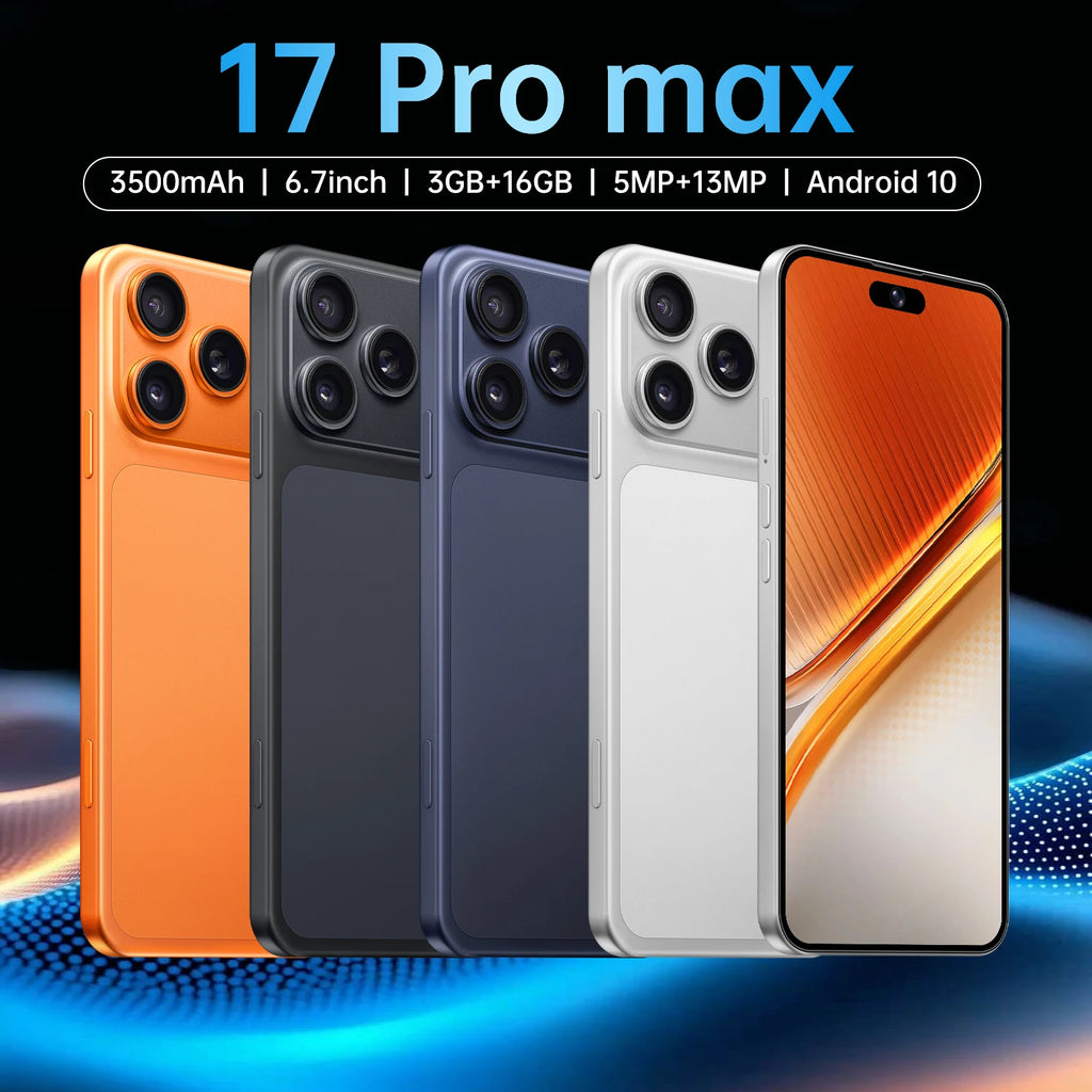 IVMI 17Pro Max | 4G | Android 10 | 6.7" Fullview | 3GB+16GB | 13MP | 3500mAh | Dual SIM | Play Store | Bluetooth | WiFi