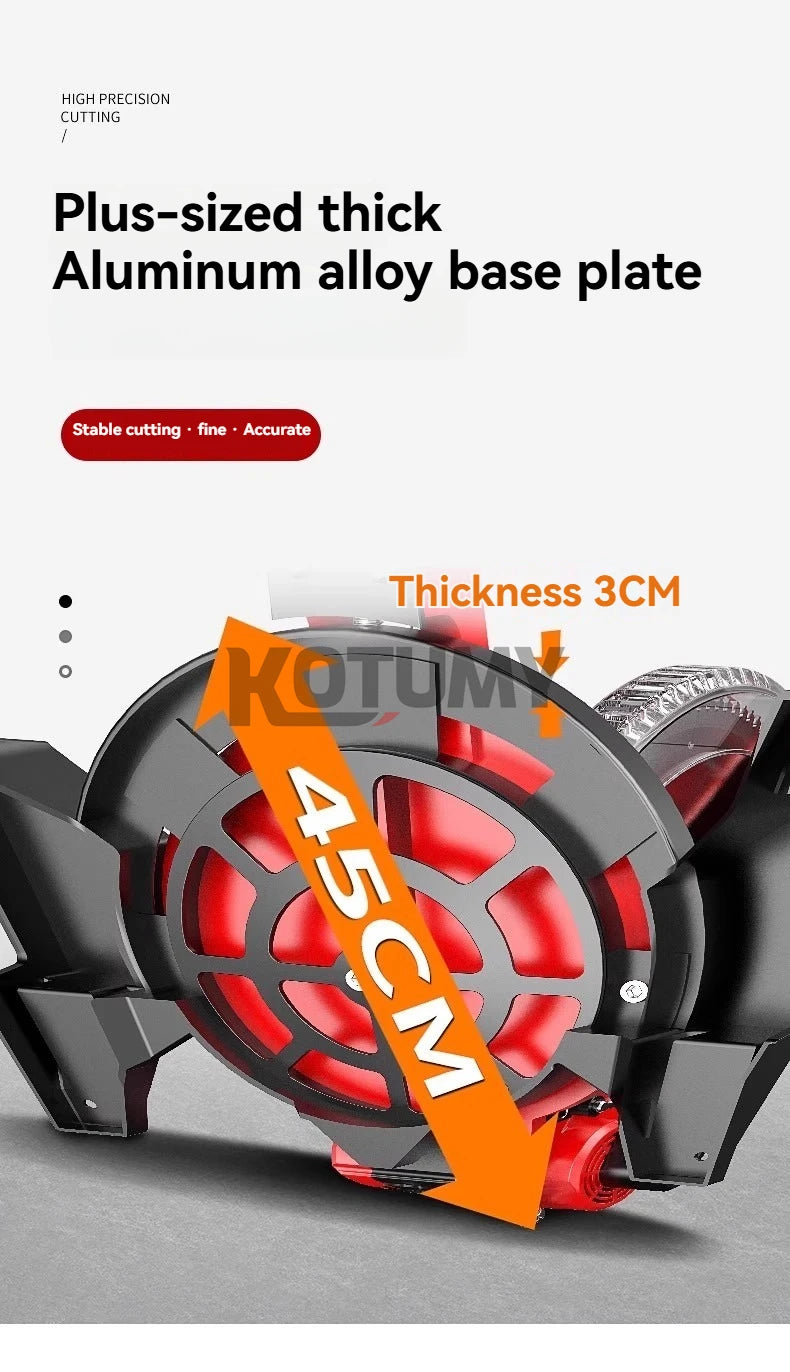 KOTUMY Multifunction Miter Saw | 1500–2200W | 45°