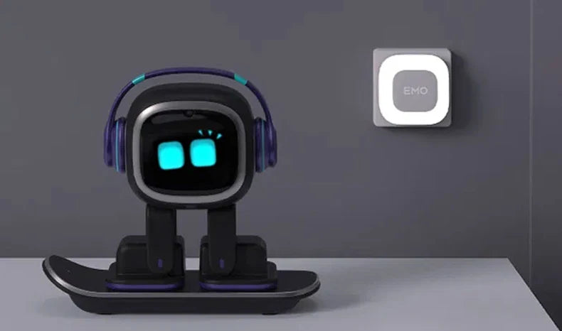 EMO Robot — AI Emotional Companion with Voice, Touch & Self-Learning | Premium Desktop Robot