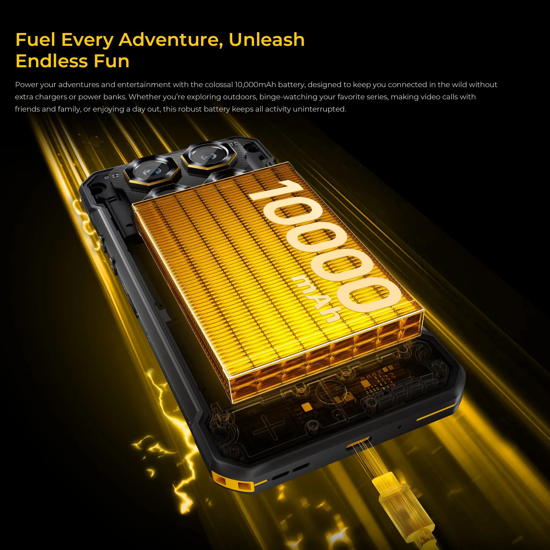 OUKITEL WP60 | Rugged Smartphone 5G 10000mAh 108MP 120Hz | Android 15 NFC