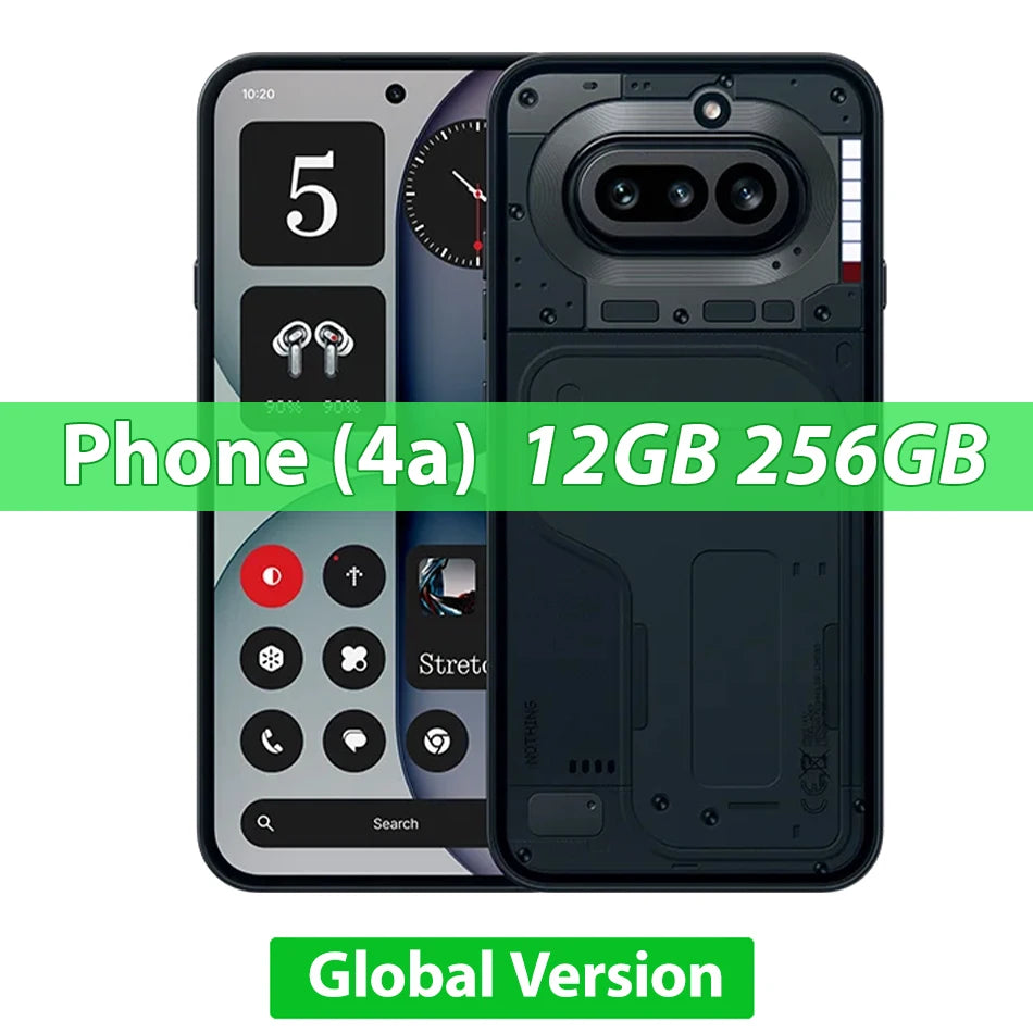 Nothing Phone (4a) | 120Hz AMOLED & 12GB/256GB | Global 5G Smartphone