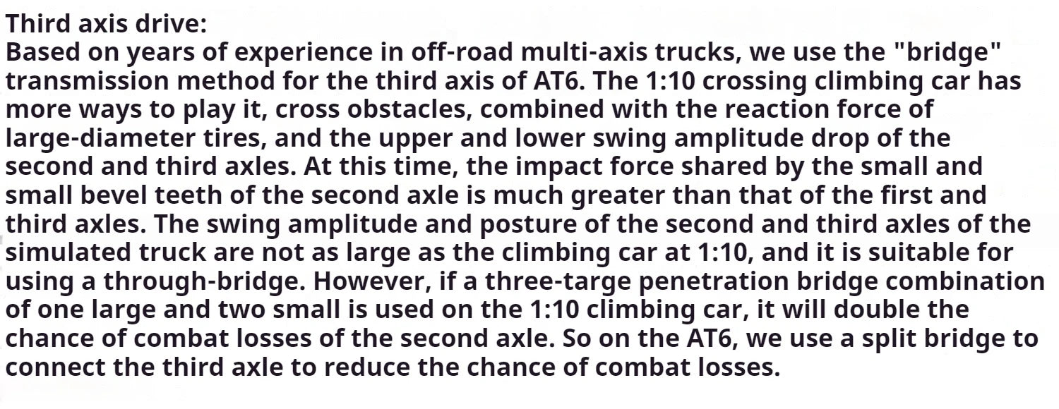 CROSSRC AT6 1:10 6WD RC Climbing Car — Off-Road Electric Model | Differential Lock, High/Low Speed RTR