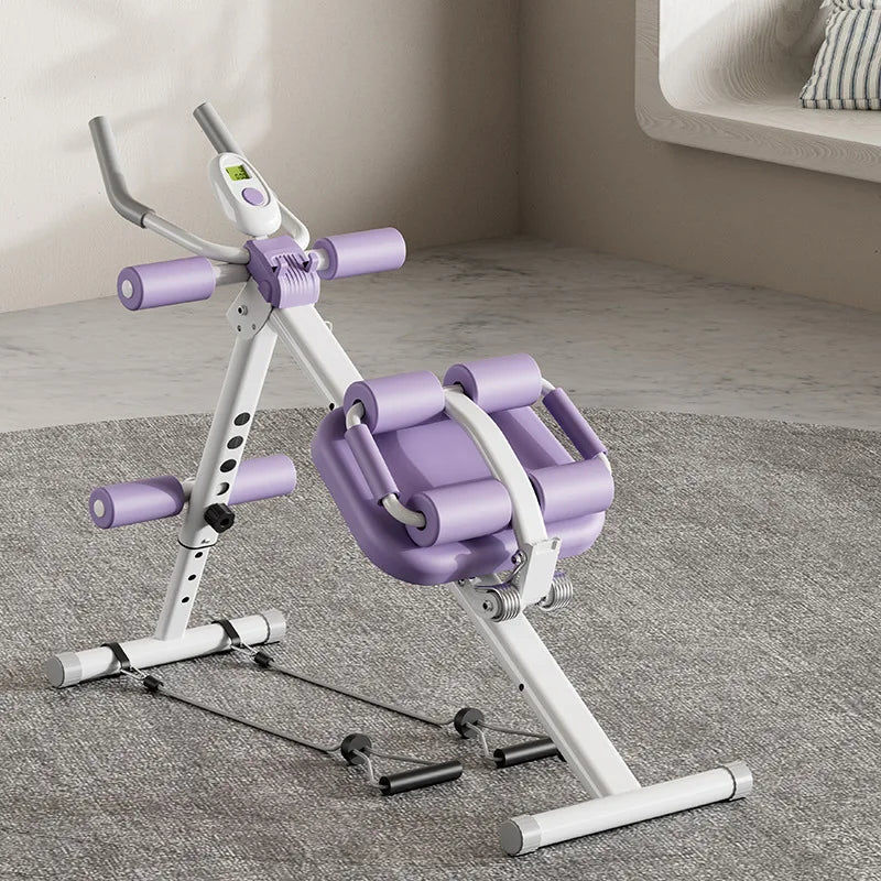 Máquina de Abdominales Plegable 8 Niveles | Curl, Cintura y Equilibrio, Hogar y Gym
