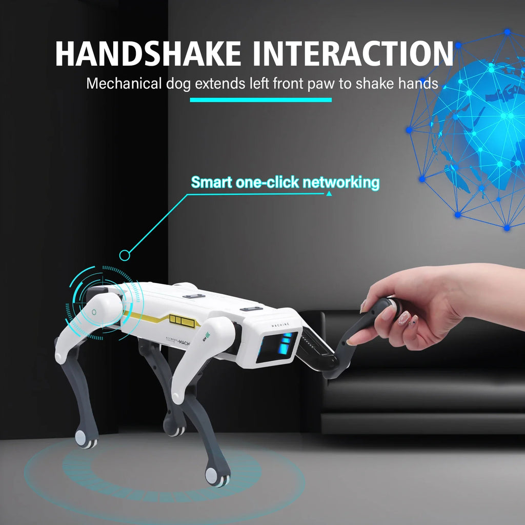 Perro Robot RC Multifunción – Control APP, Programable, Canta, Baila, Bioníco e Interactivo