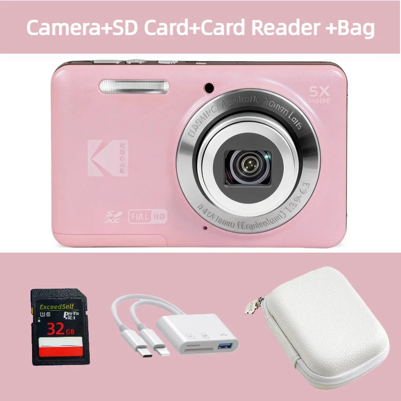 Kodak PIXPRO FZ55 | Cámara Digital 16MP | Zoom 5x | Video 1080P Full HD | LCD 2.7" | altson.shop