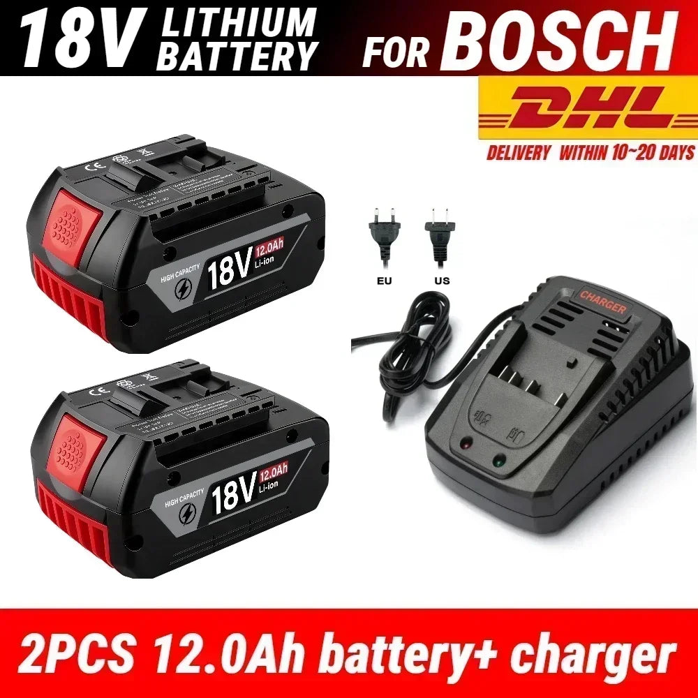 Bosch-Compatible 18V Batteries | BAT609/BAT618 | Chargers & Kits