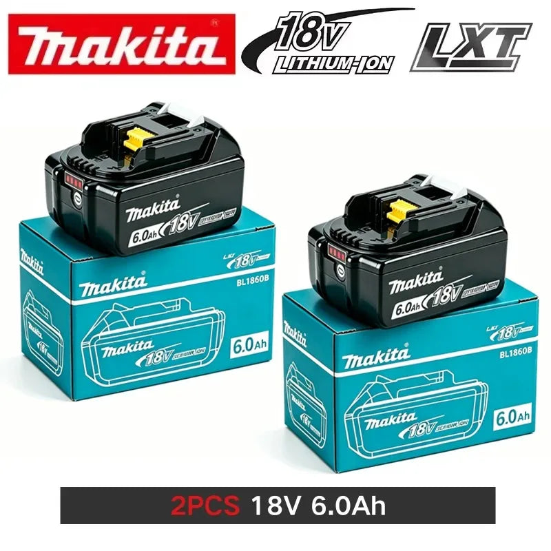 Makita-Compatible 18V Batteries & Charger | 3Ah/6Ah | DDF487