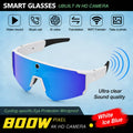 Lentes Deportivos Inteligentes con Cámara IA | 8MP, Bluetooth, Resistentes al Agua