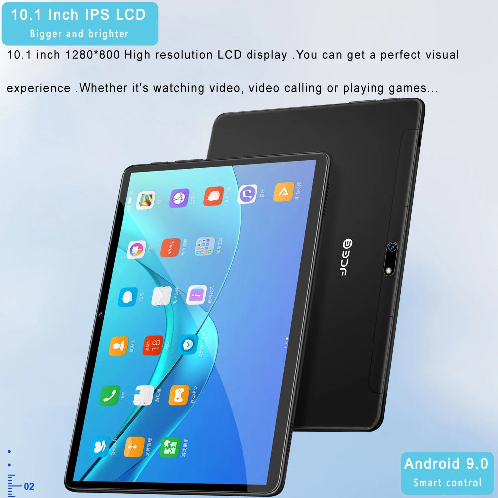 Tablet BDF S10 10.1" | Android 13 | 6GB RAM + 128GB | 4G LTE | Octa-Core | 5000mAh | IPS 1280x800
