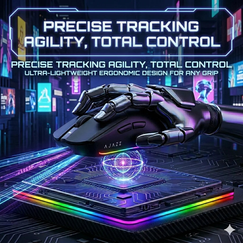 Ajazz AJ139 V2 MC Wireless Gaming Mouse | 12000 DPI