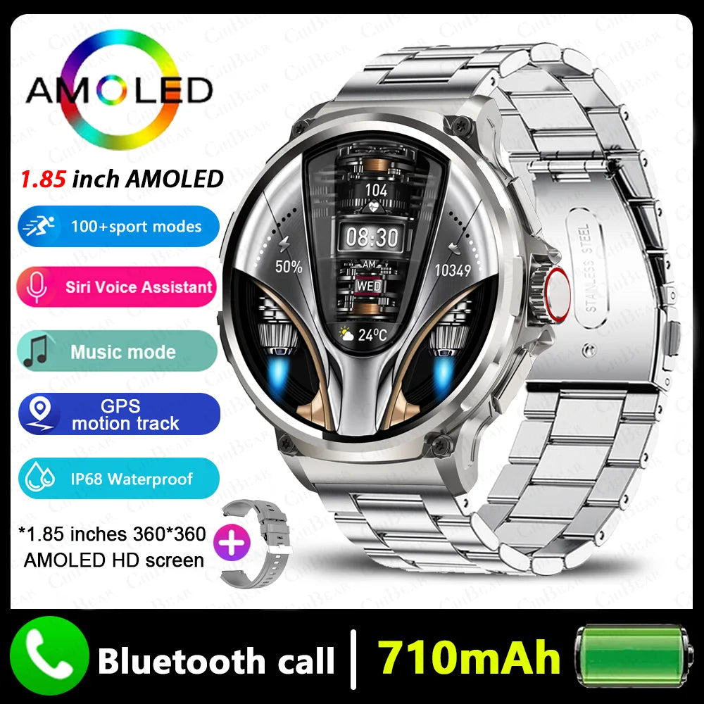 Smartwatch Jooeniok GPS 2026 | Pantalla AMOLED 1.85" | Batería 710mAh | Bluetooth 5.0 | IP68 | Android & iOS | Jooeniok GPS Smart Watch 2026 | 1.85" AMOLED | 710mAh Battery | Bluetooth Call | IP68