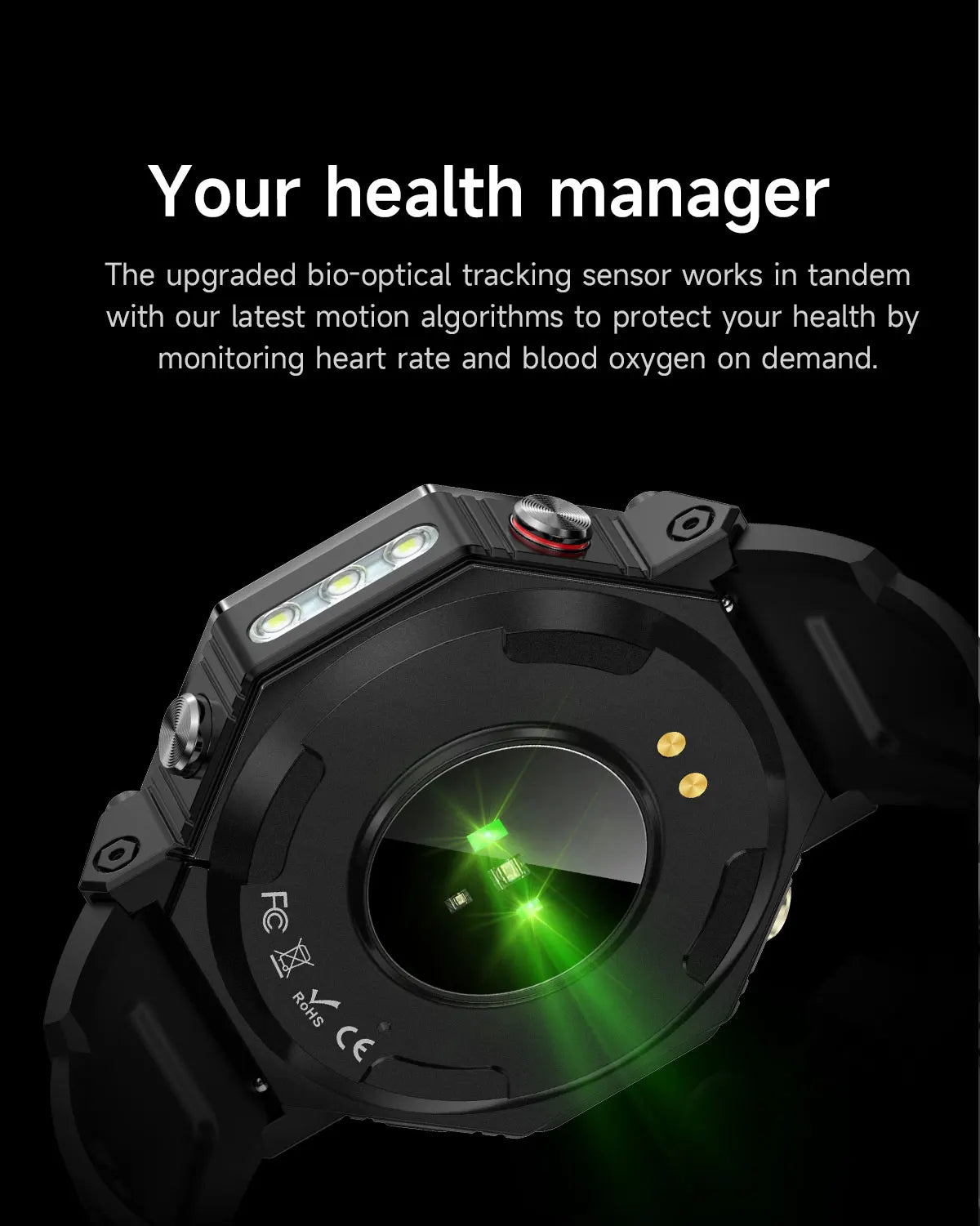 Military GPS Smartwatch 2025 | AMOLED 1.39" | 107 Sports Modes | Bluetooth Calling | Men Women | Smartwatch Militar GPS 2025 | 107 Modos Deportivos | Llamadas Bluetooth | Hombre Mujer