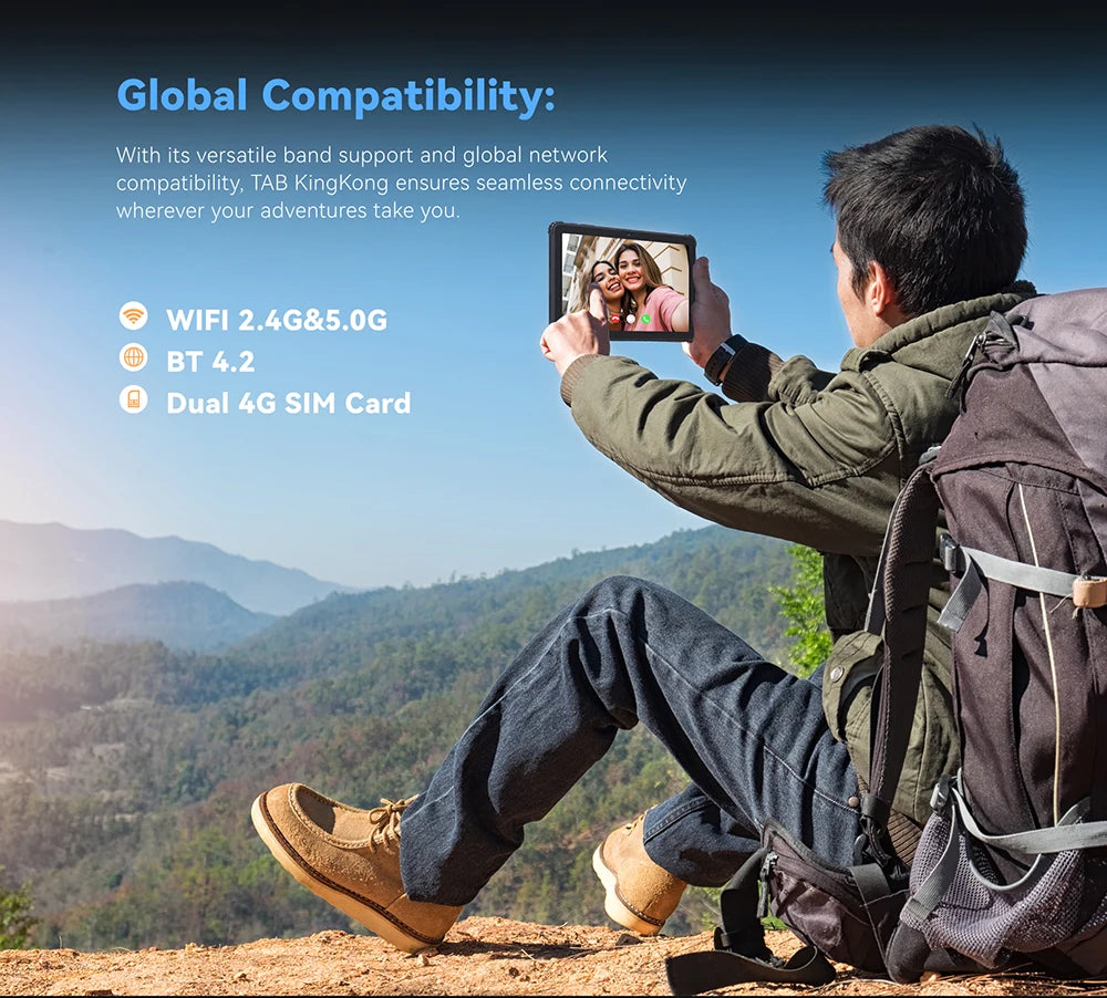 Cubot TAB KingKong | Tablet Resistente 4G 10.1" 16GB+256GB 10600mAh | IP68 Android 13