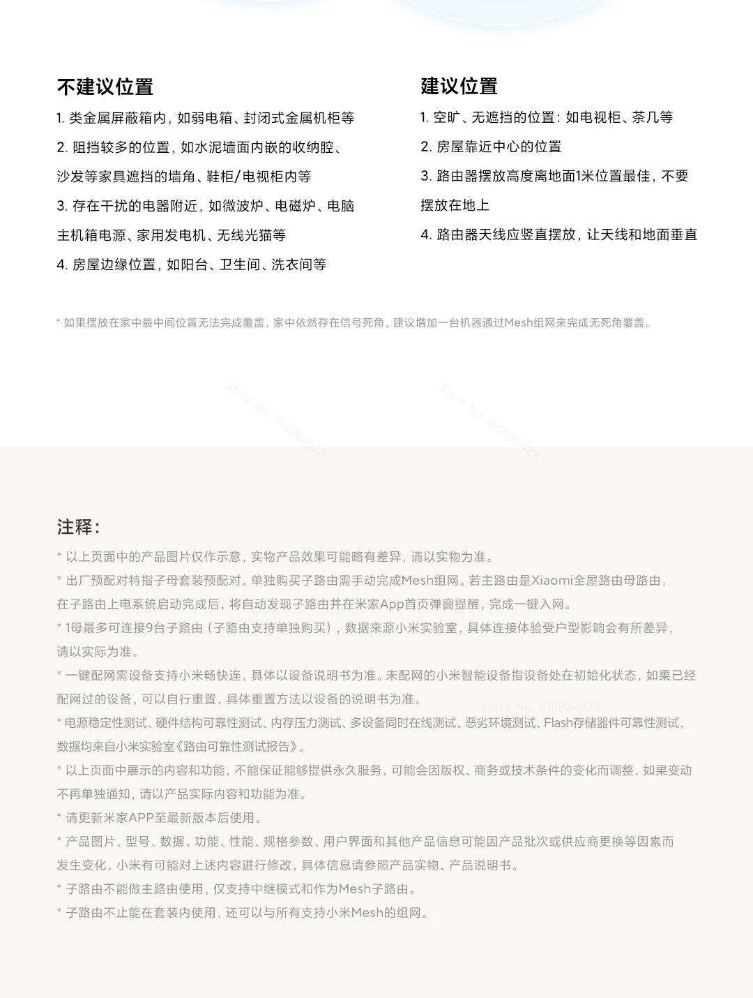 Xiaomi Mesh System AX3000 NE | Kit 1+1 Router Principal + Sub-Router | WiFi 6 | Bluetooth Mesh | IPTV