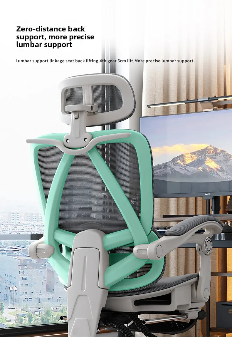 Ergonomic Office Chair | Reclining & Footrest | Lumbar