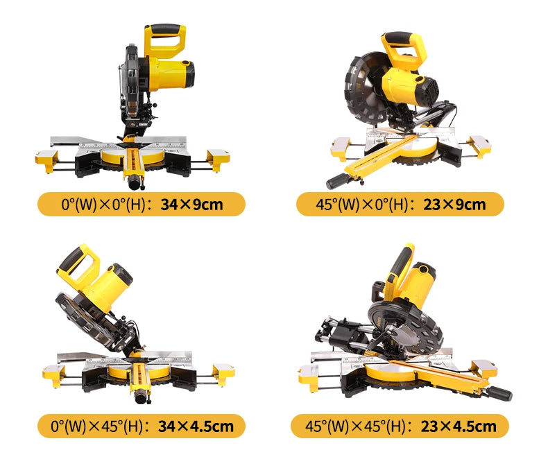 KOMIYA 10-Inch Sliding Miter Saw | Laser Guide | 2400W
