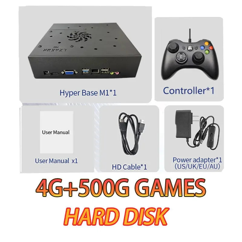Consola Retro Gaming LZAKMR | 70,000+ Juegos | PS2, PSP, Wii, GameCube, Windows 11
