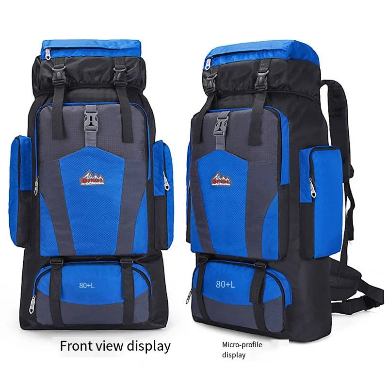 80L Nylon Hiking Backpack | Outdoor Travel / Mochila de montaña