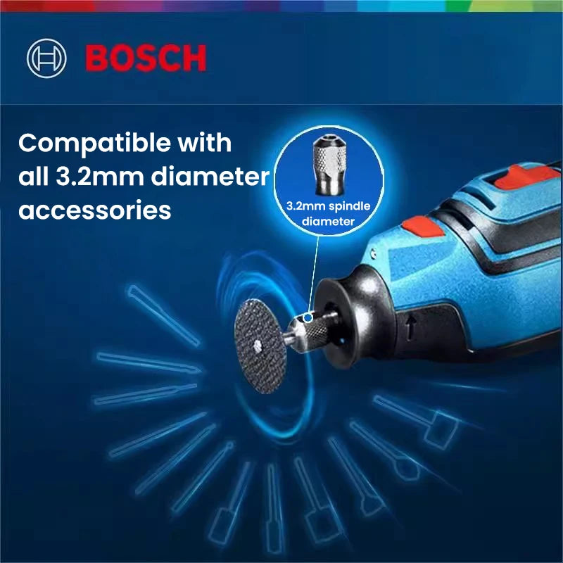 Bosch GRO 12V-35 | Cordless Rotary Tool | Battery Kits