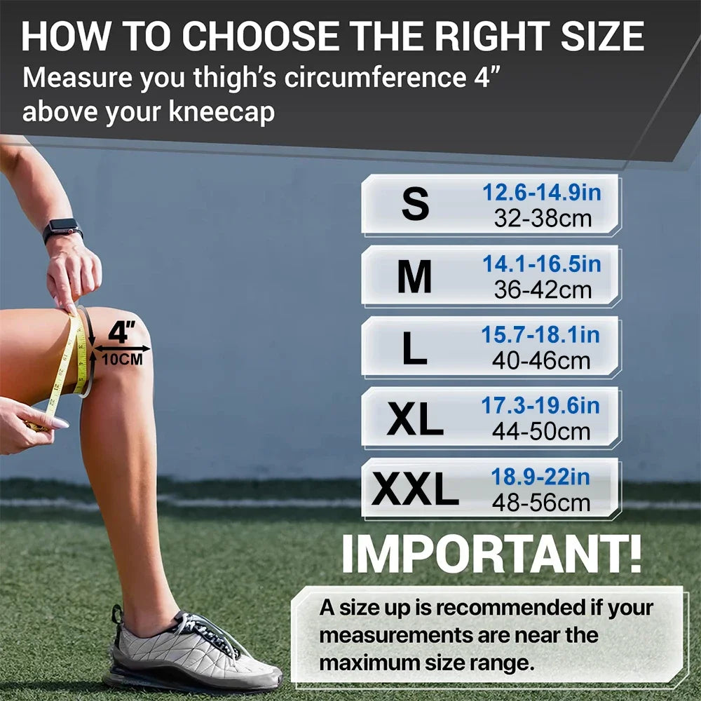 Knee Compression Sleeve | Joint Support for Running, Gym & Sports | ACL & Arthritis Relief