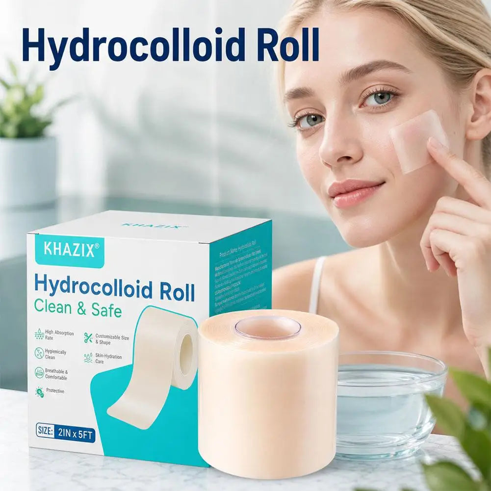 Hydrocolloid Acne Patch Roll | Cut-to-Size Blemish Cover | Rollo para Imperfecciones