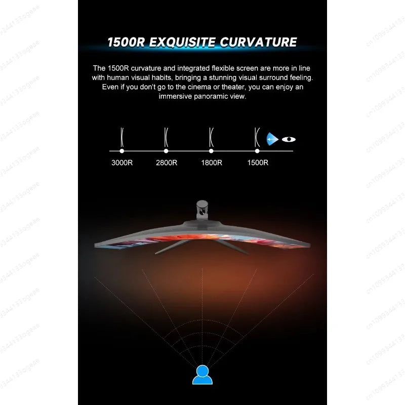 32-Inch 4K Curved Gaming Monitor | 165Hz 1ms VA Panel | USB-C & DP