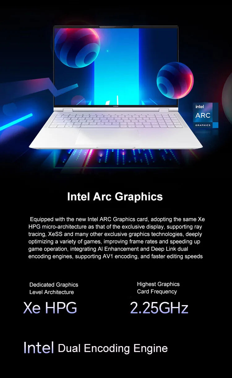 Honor MagicBook Pro 16 Laptop 2024 | Intel Core Ultra 5, 16GB/24GB DDR5, 1TB/2TB SSD | 3K 165Hz, Windows 11