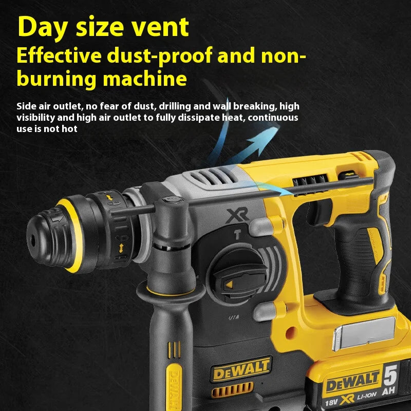 DEWALT DCH273B | 20V SDS Plus Rotary Hammer | Concrete Drilling
