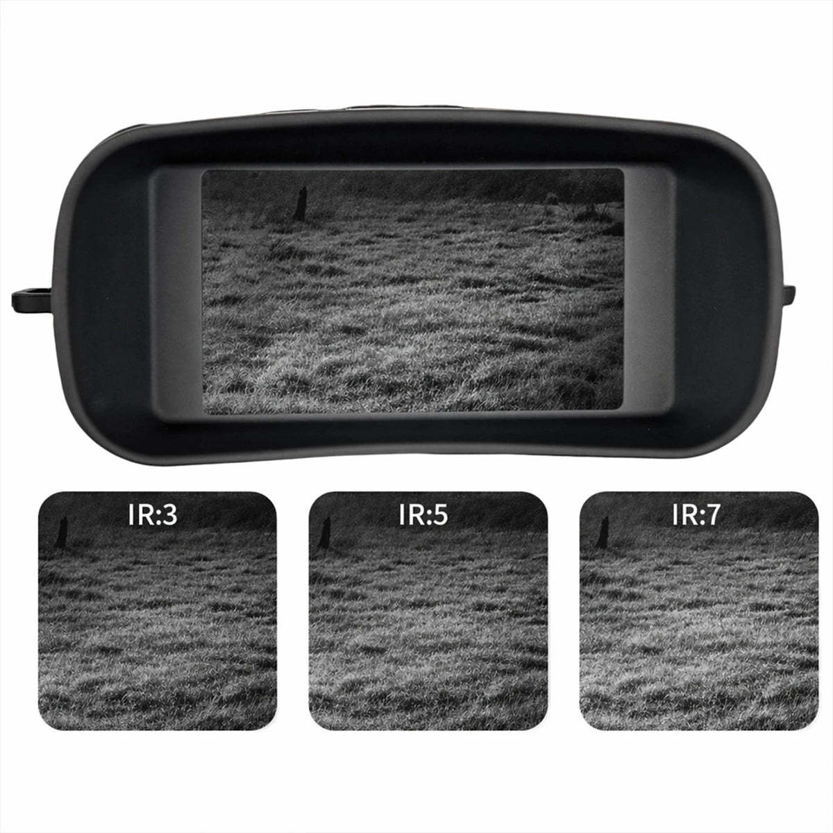 2.5K Infrared Night Vision Binoculars | 6x Digital Zoom / Binoculares nocturnos