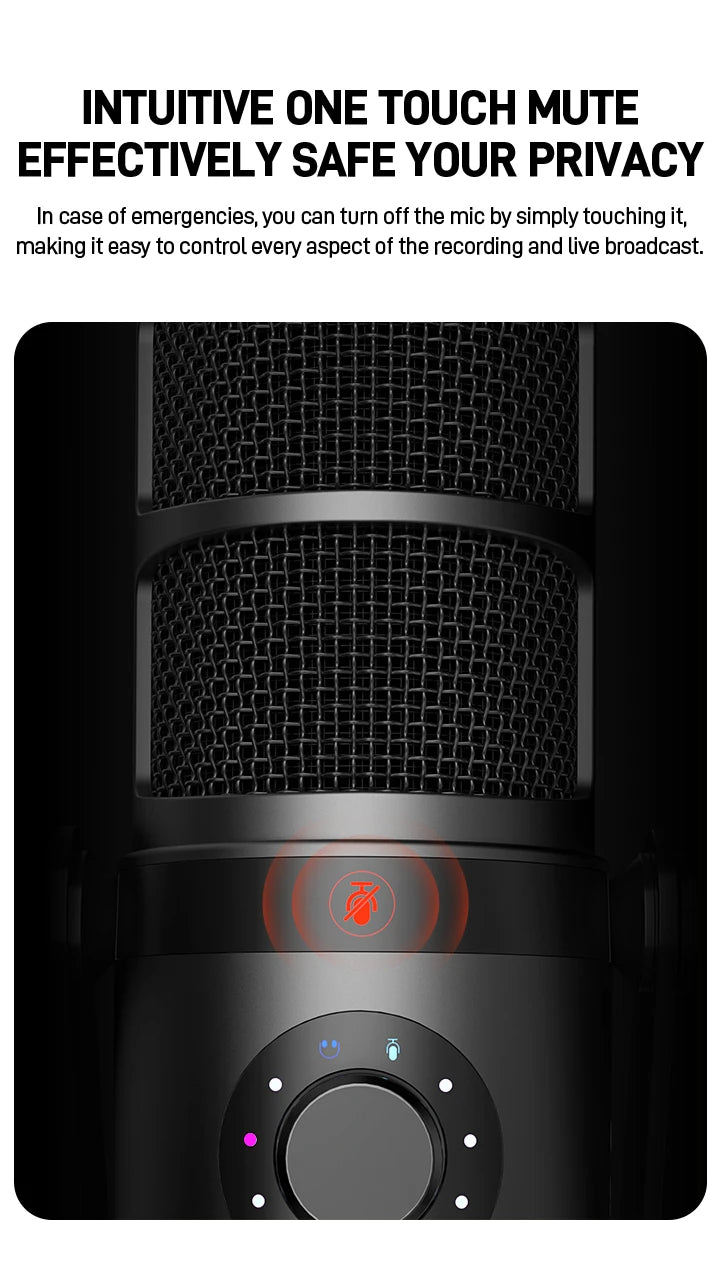 MAONO PD400X USB/XLR Dynamic Microphone | Large Diaphragm | Cardioid | 24-bit | Podcast & Streaming