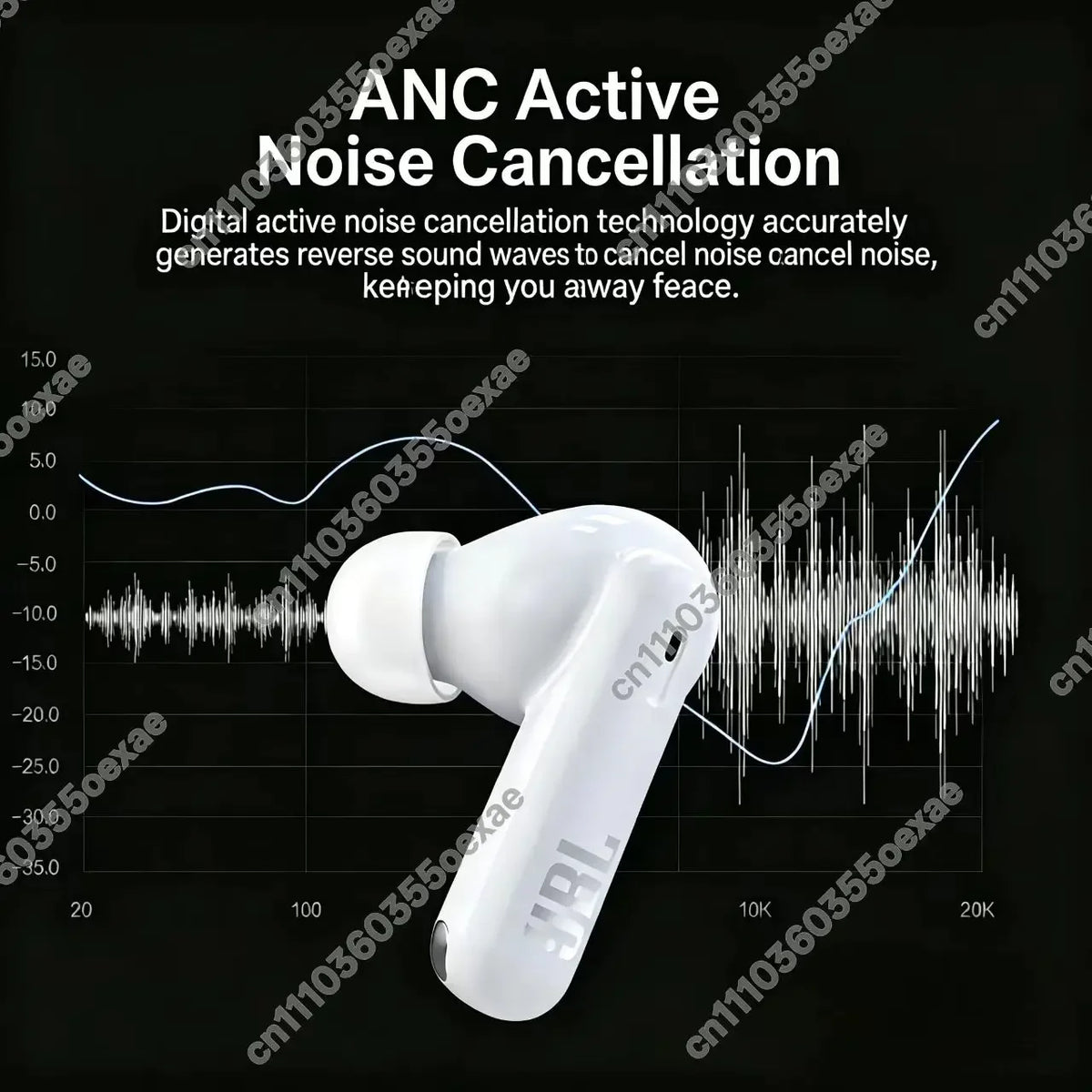 JBL Wave Beam 2 Earbuds | ANC, 4 Mics & 40H | Audífonos