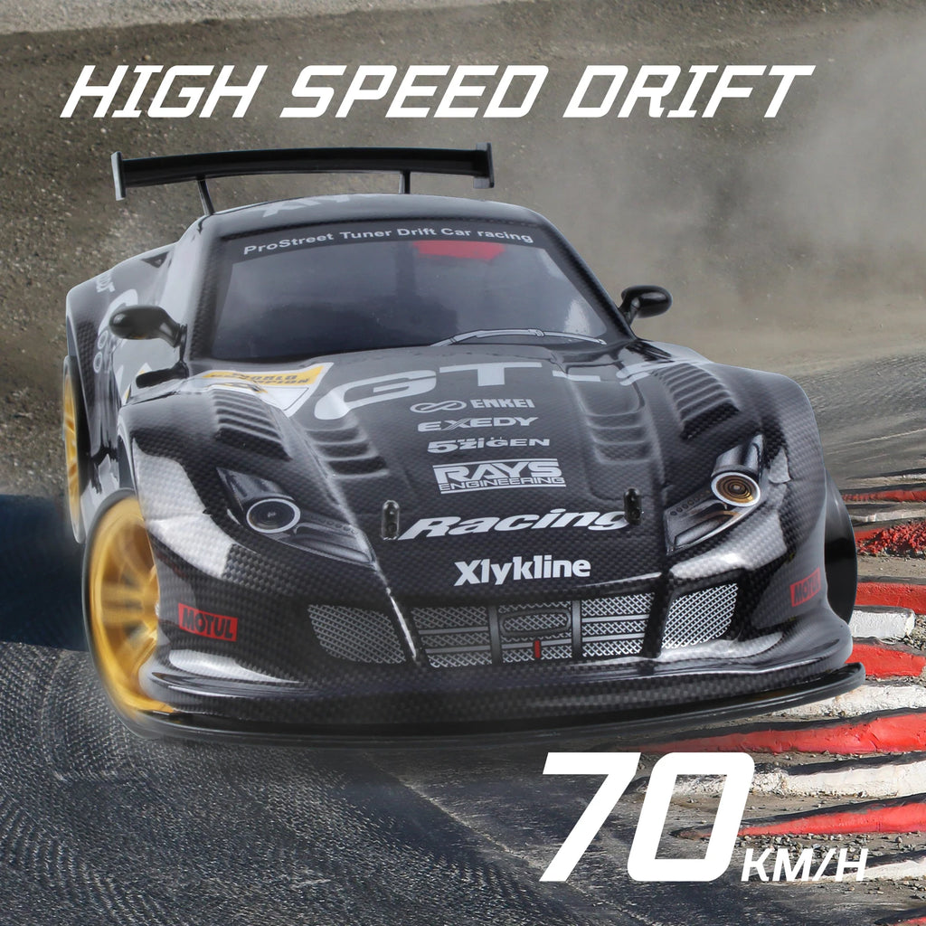 RC Drift Racing Car 1:10 — 70km/h High Speed 4WD | GTR, BMW, Koenigsegg & More