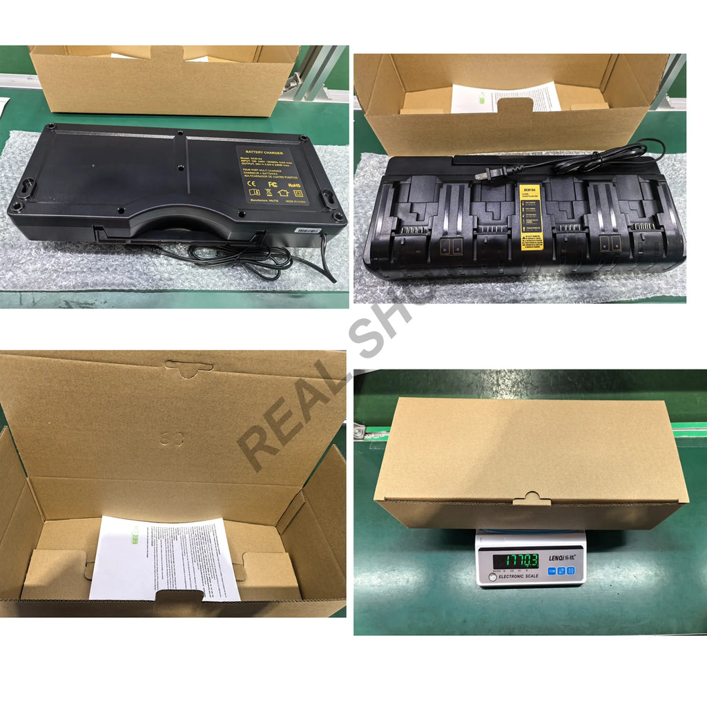 DCB104-Compatible 3A Battery Charger | 2/4 Port | US/EU Plug