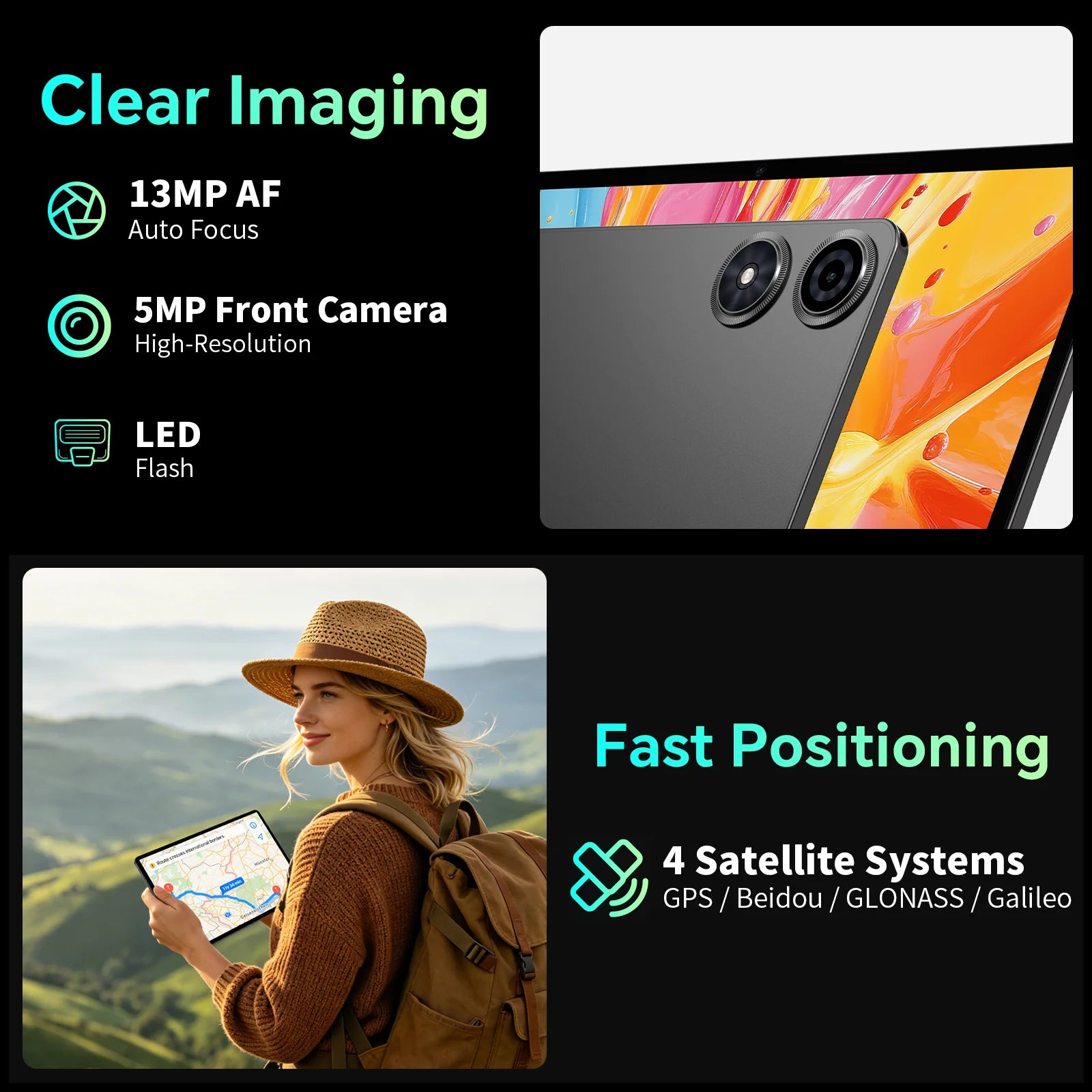 Tablet Teclast P50T 11" | Android 16 | 16GB RAM + 128GB | Octa-Core | 90Hz | 8000mAh | GPS | WiFi 5 | Netflix