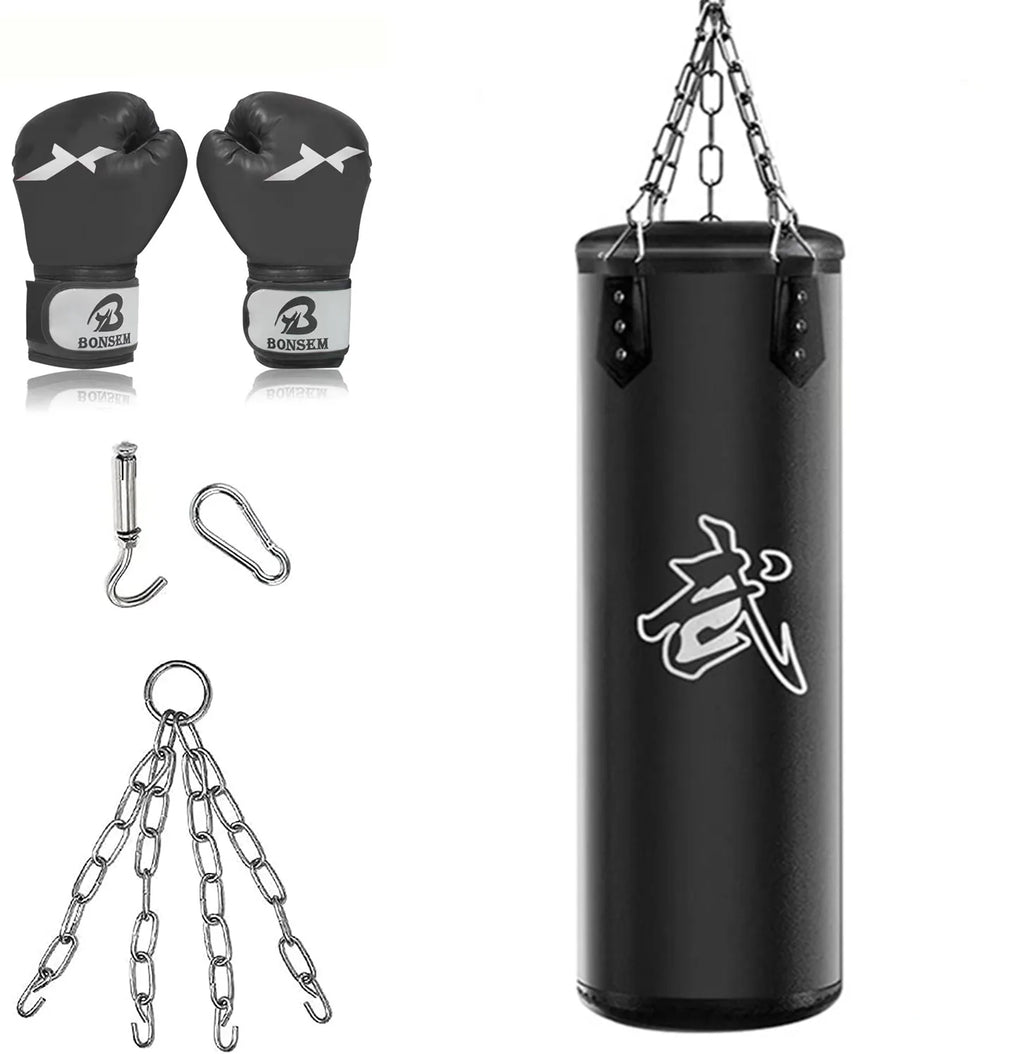 Heavy Duty Oxford Cloth Hollow Boxing Bag | Sandbag for Adults, Youth & Women | Home Training Set
